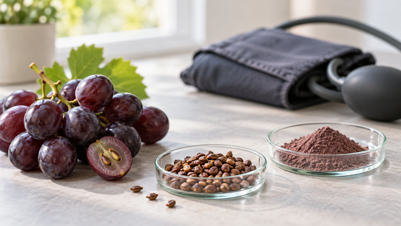 Grape Seed Extract for Blood Pressure and Vascular Cognition: What Human Research Shows
