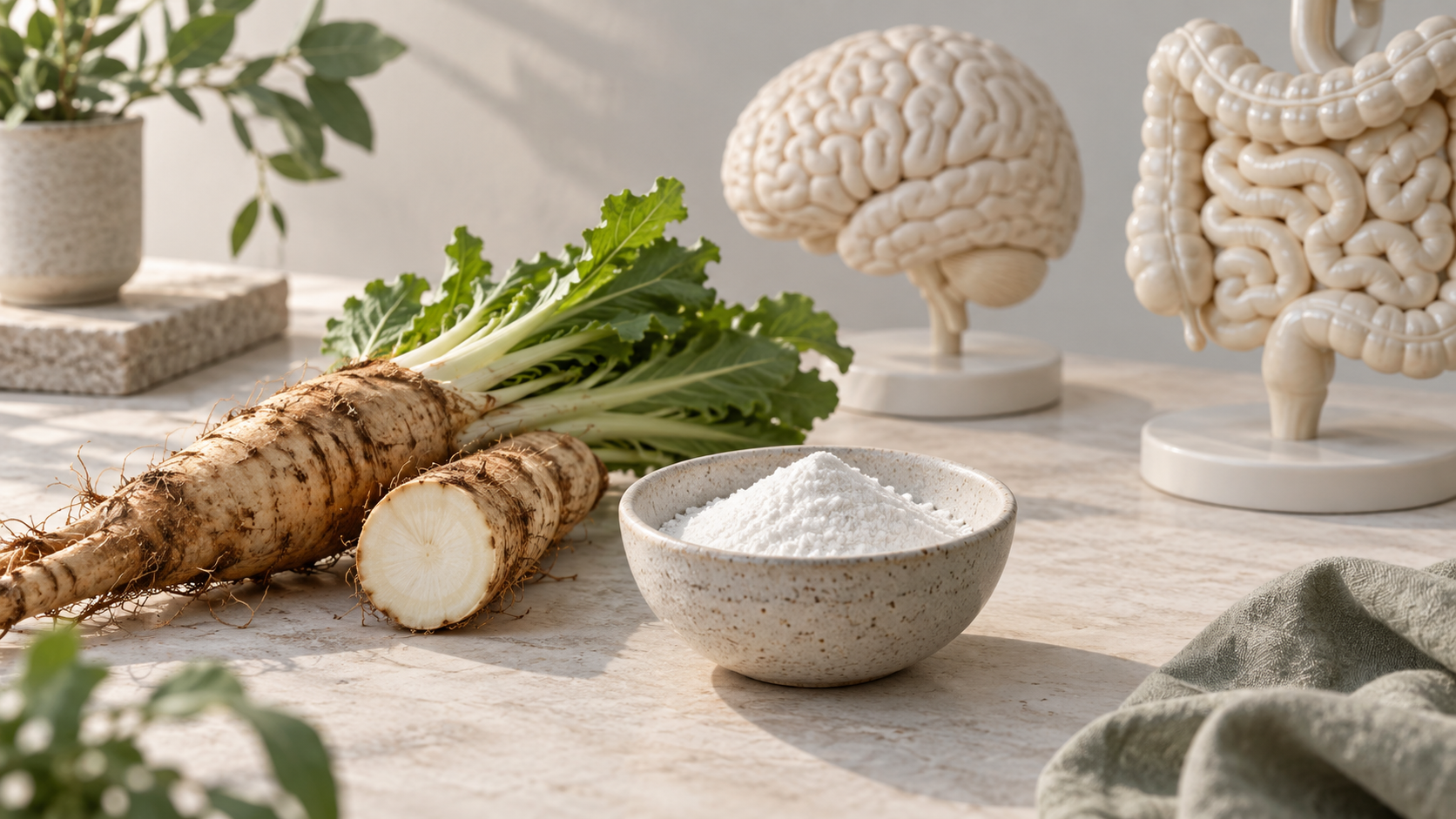 Inulin and the Gut-Brain Axis: What Human Mood and Cognition Studies Show