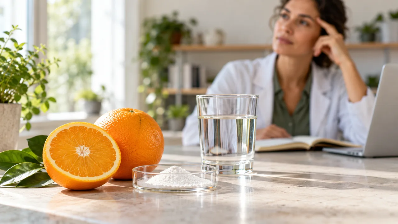 Vitamin C, Psychological Stress, and Cognitive Health