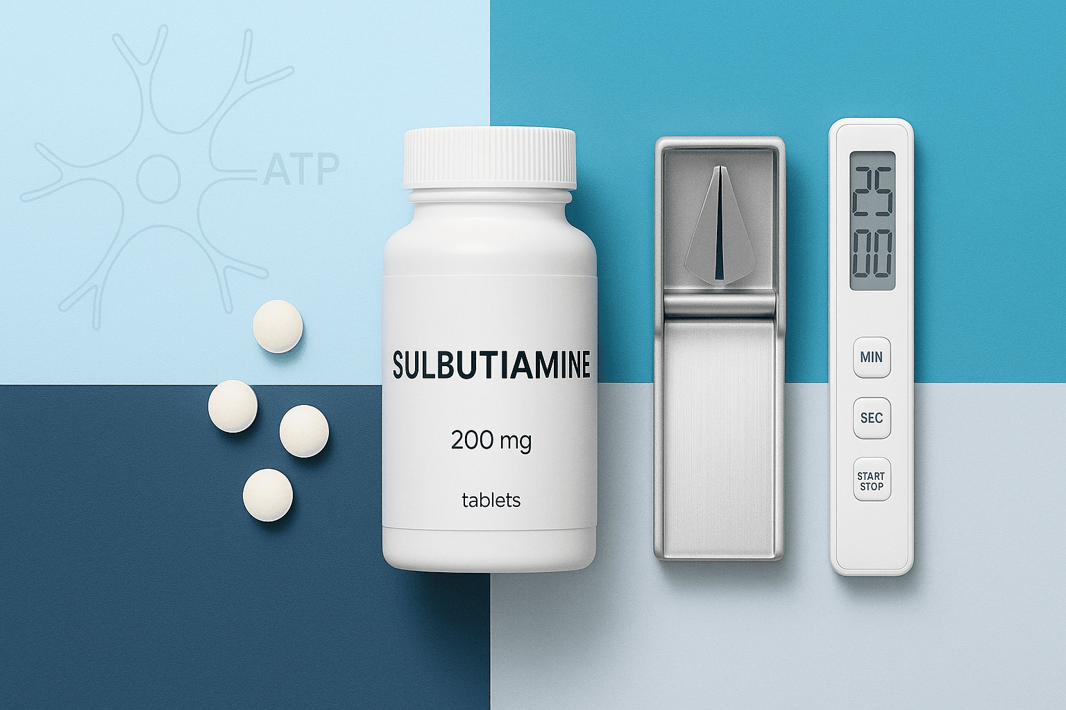 Sulbutiamine: Energy, Focus, Mood Support