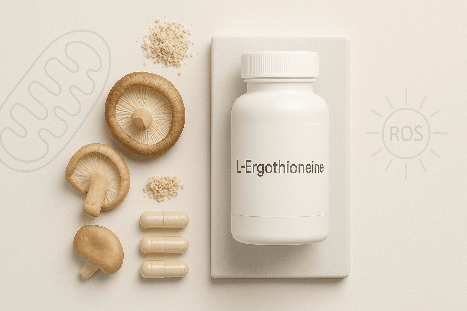 L-Ergothioneine: Cellular Protection, Mito Health, Healthy Aging