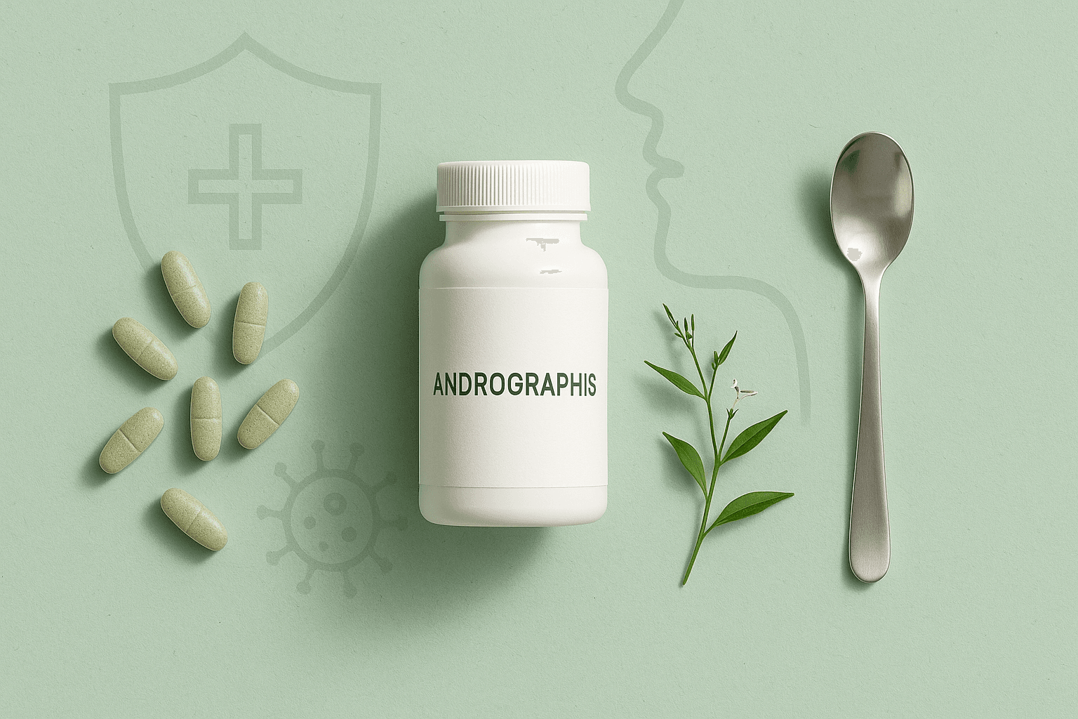 Andrographis (A. paniculata): Cold, Throat & Immune Support