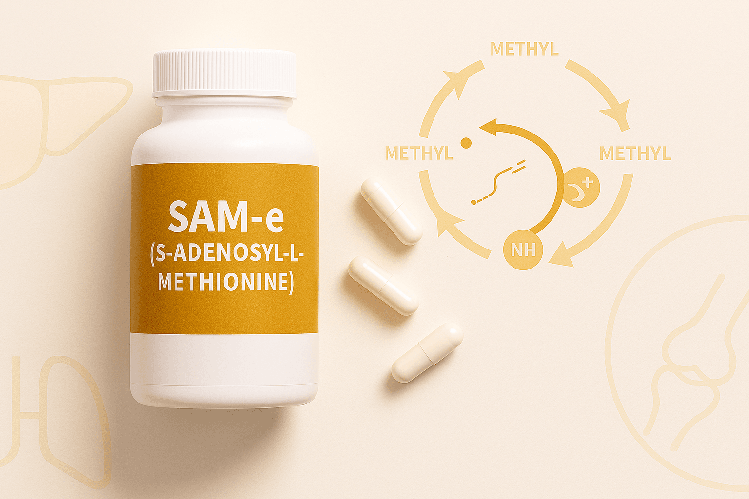 SAM-e (S-Adenosyl-L-Methionine): Mood, Joint, and Liver Health Support